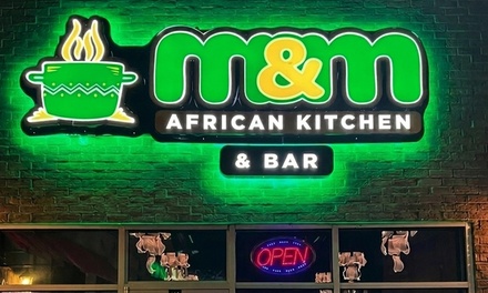 $30 Voucher Toward Food & Drink - M and M African Kitchen
