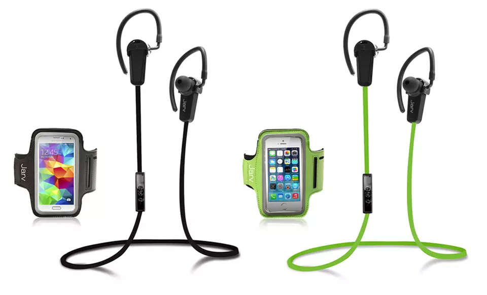 Jarv NMotion Bluetooth 4.0 Earbuds with Universal Sports Armband - Primary Image