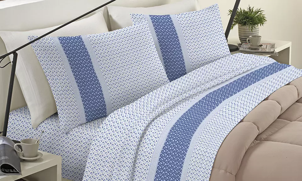 Completo lenzuola in morbida e calda flanella Made in Italy