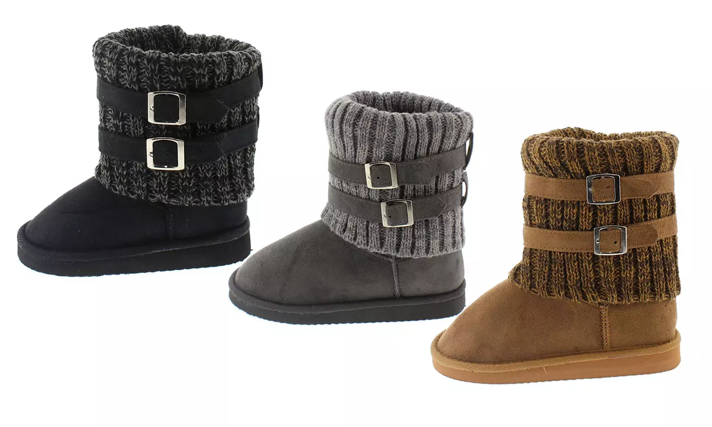 Girls' Sweater Boots - Primary Image