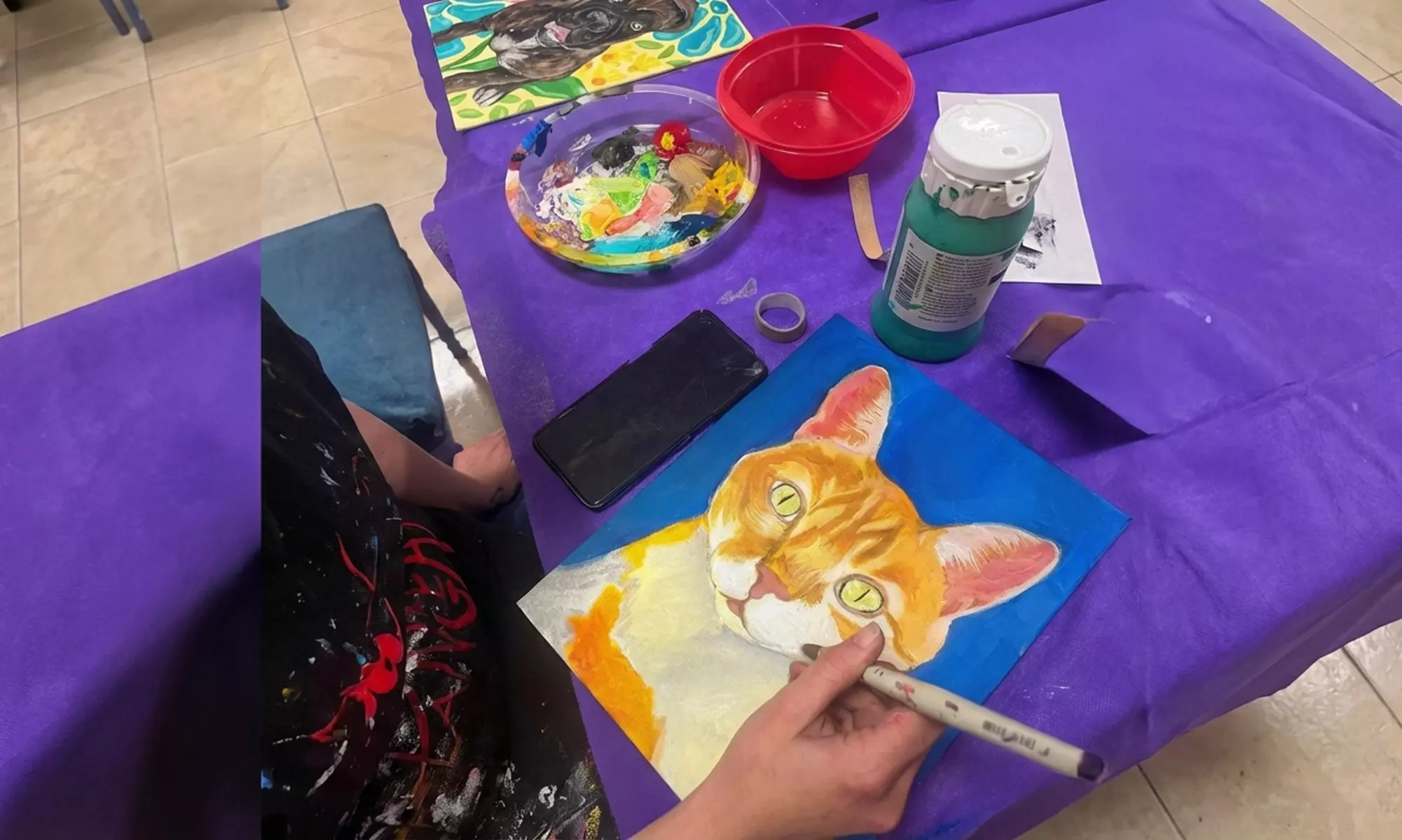 Taller de pintura con técnica a elegir para 1, 2 o 4 personas