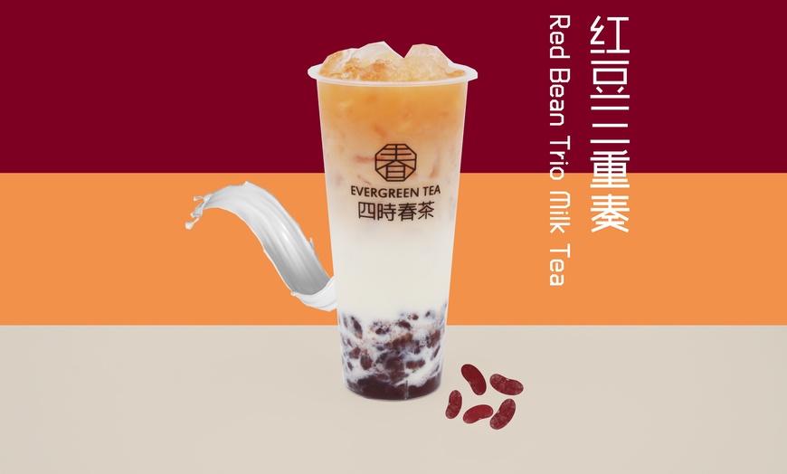 Choice of Milk or Fruit Tea - Evergreen Tea | Groupon