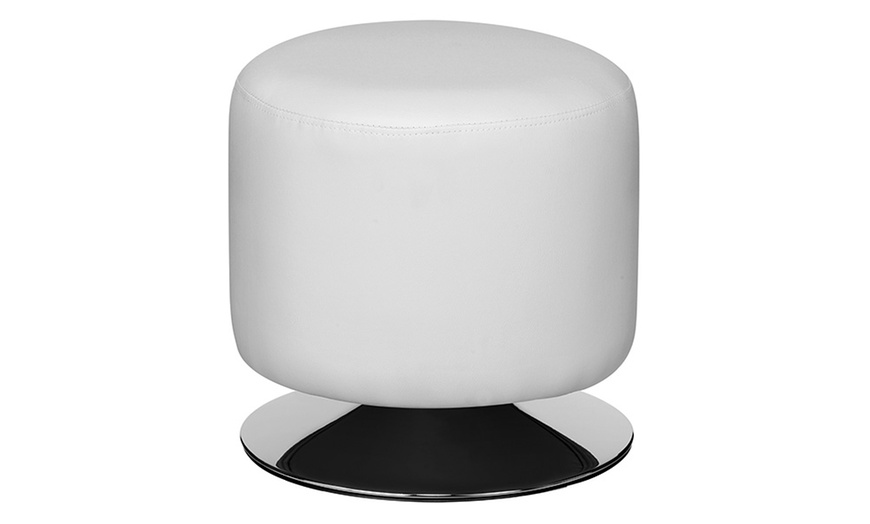 Image 5: Cylinder Padded Stool