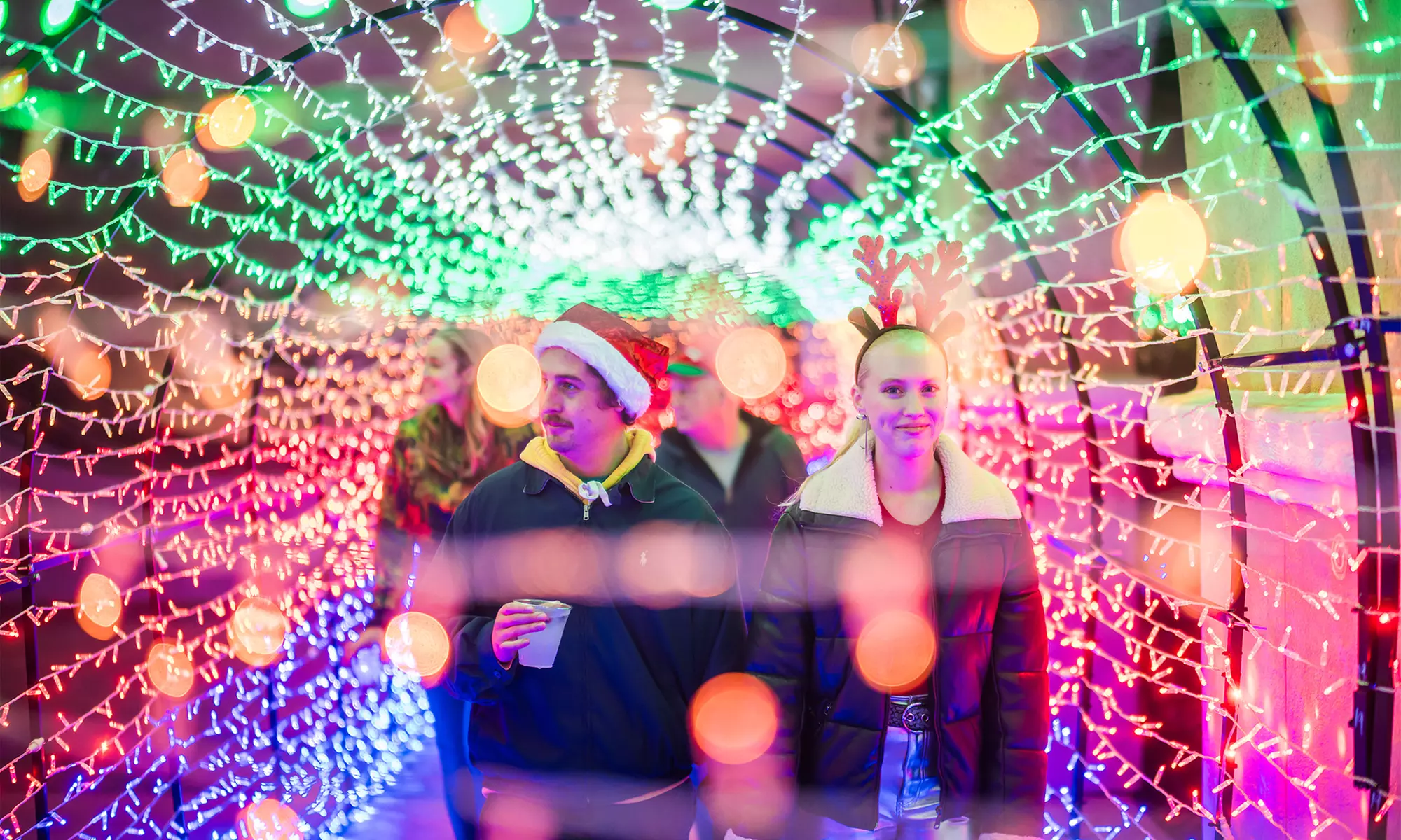 Holiday Lights and Wine Walk Adventure for Two at Coastal Christmas