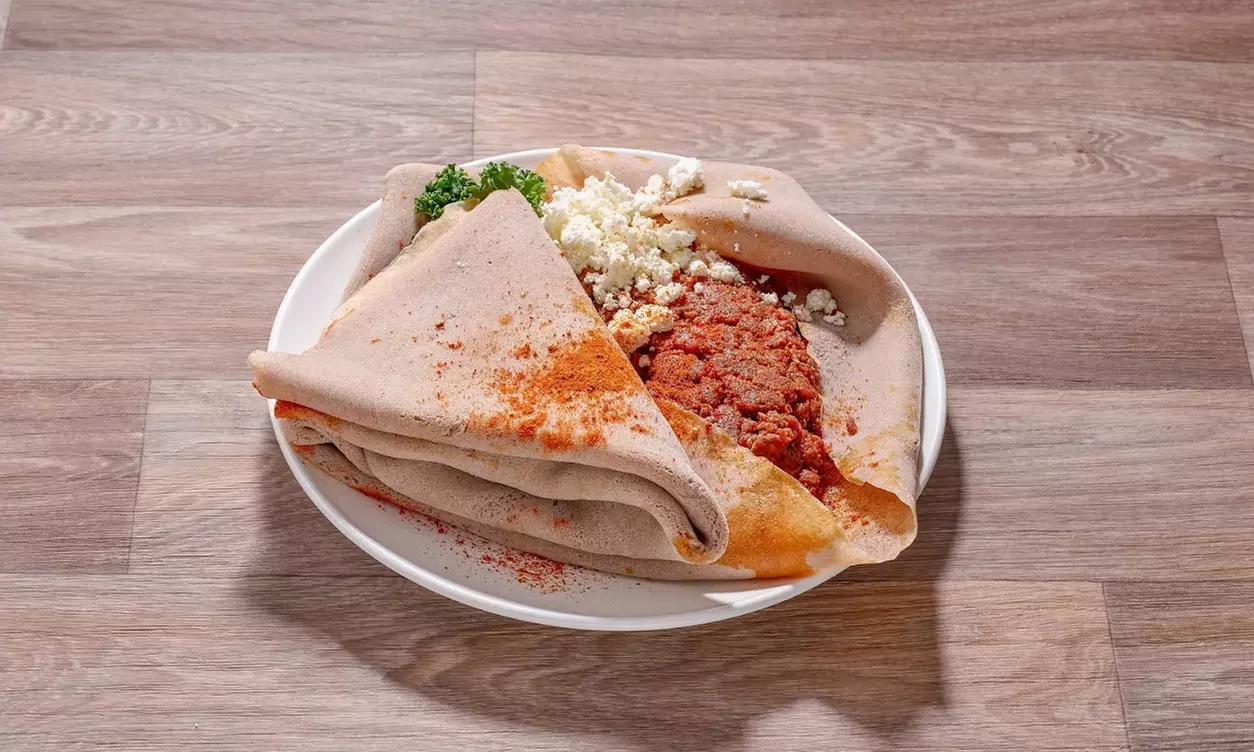 Enjoy Dining Credit or Authentic Ethiopian Cuisine
