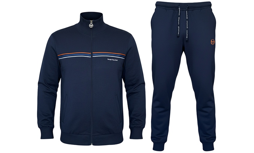 Image 5: Tuta uomo Sergio Tacchini in cotone felpato