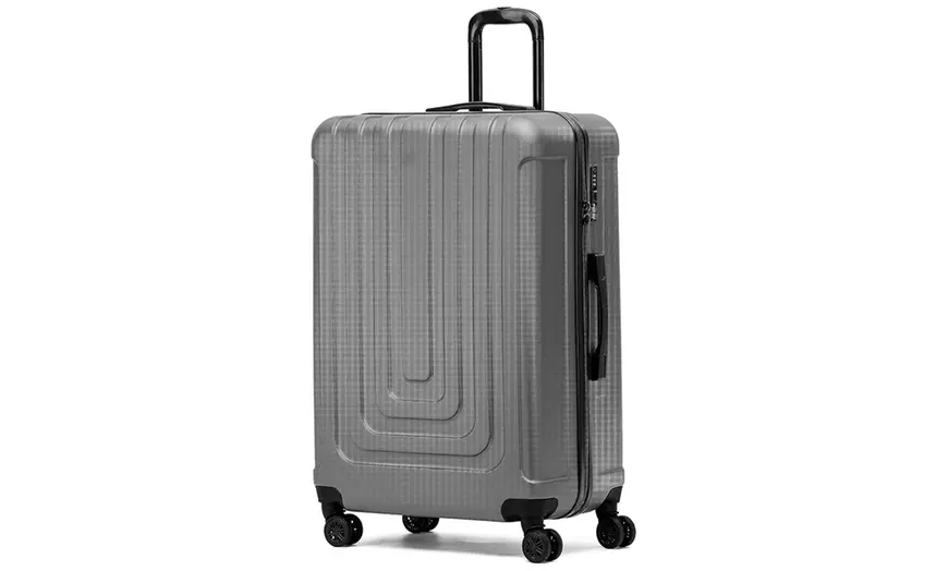 Image 18: 8 Wheel Premium Travel Suitcase TSA Lock Highly Durable 100+ Airline Approved