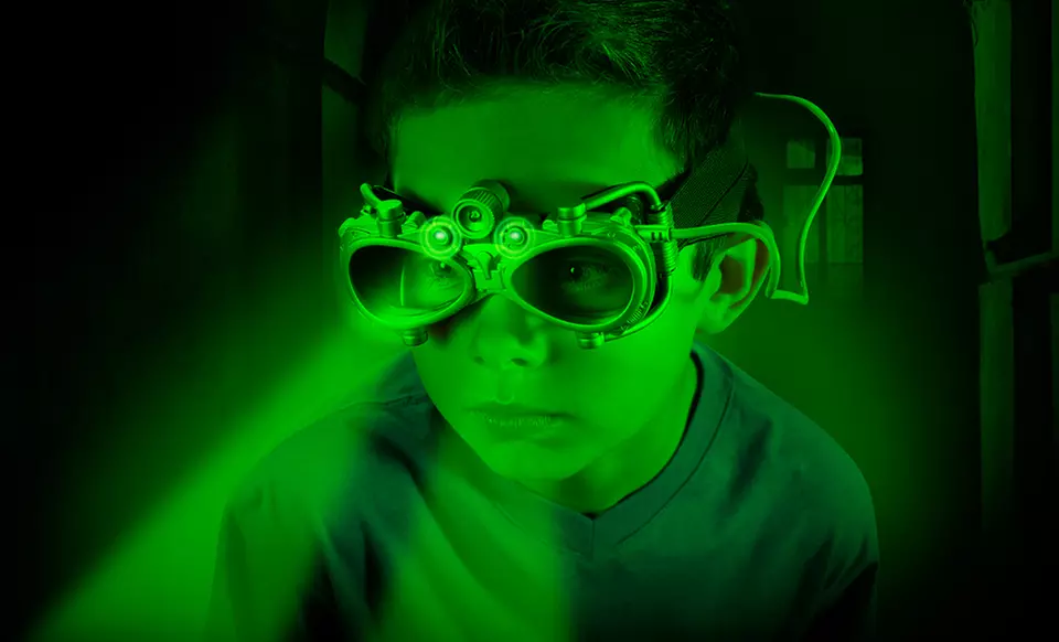 Uncle Milton Night Hawk UV Night-Vision Goggles. Free Returns. - Primary Image