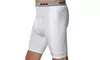 Bike Men's Sliding Shorts in White with Cup. Multiple Sizes Available.