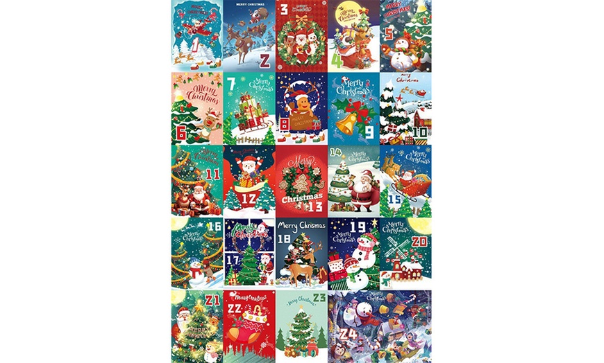 Image 7: Christmas Advent Calendar Puzzle, 24-Day Countdown Challenge