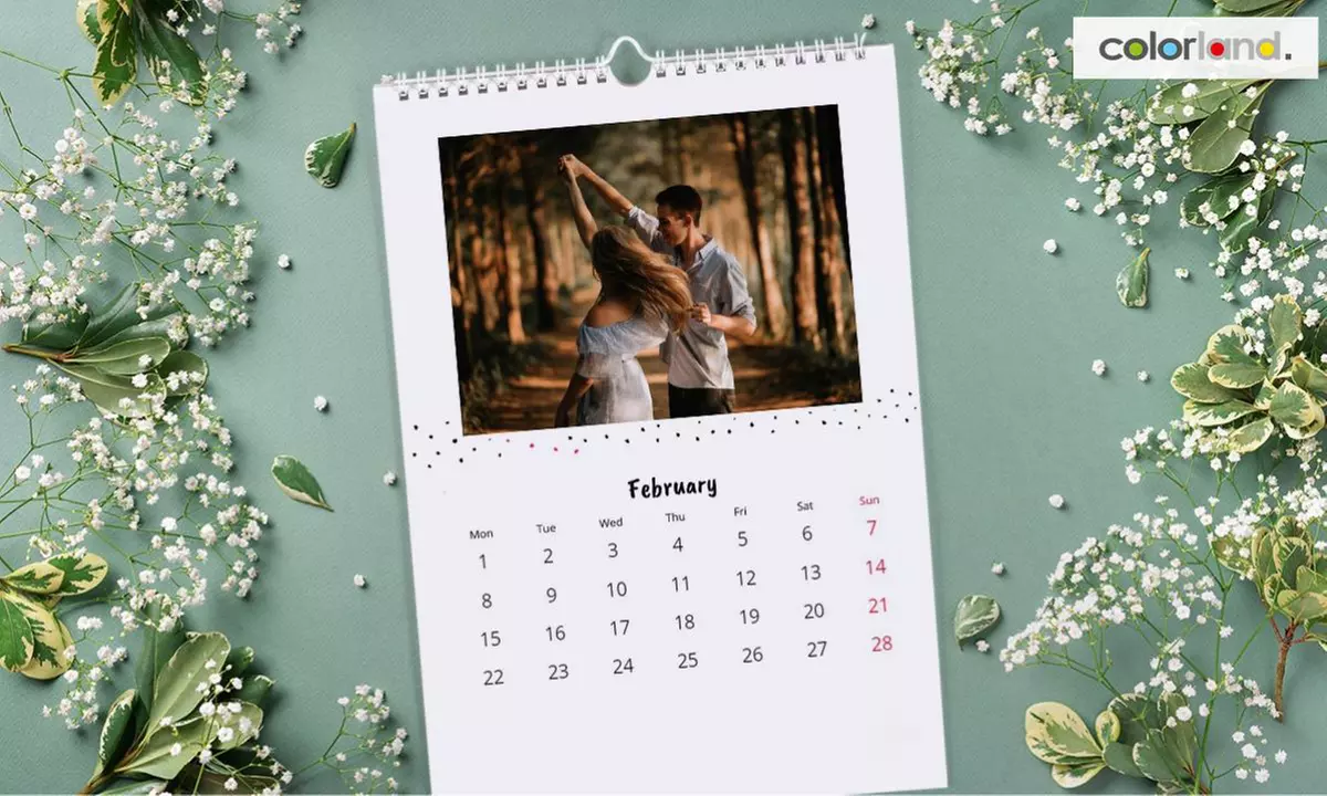 Personalised Photo Calendar from Colorland IE