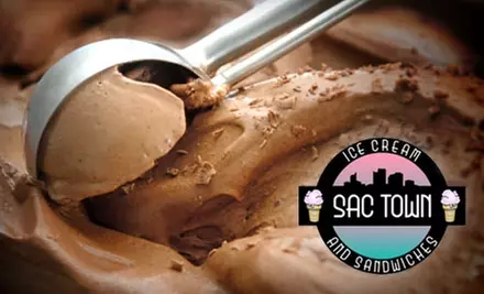 $4 for $8 Worth of Ice Cream, Sandwiches, and Treats at Sac Town Ice Cream & Sandwiches - Primary Image