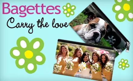 $19 for a Medium Personalized Bagettes Photo Bag ($41 Value) - Primary Image