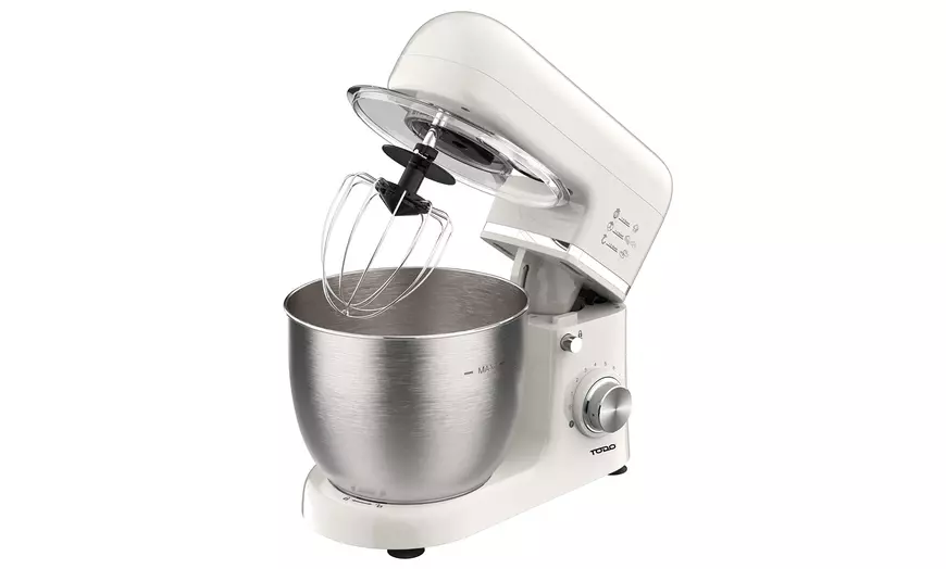Image 2: TODO 1300W Electric Stand Mixer 5L Stainless Steel Bowl