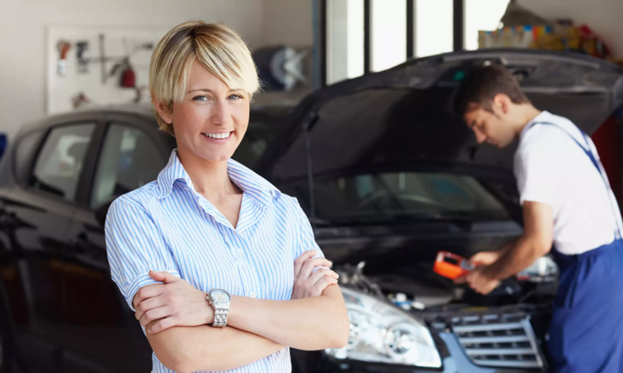 $33 for Three Oil Changes, Two Tire Rotations, Engine-Light Check, and Inspections from Auto Care Special ($199 Value) - Primary Image