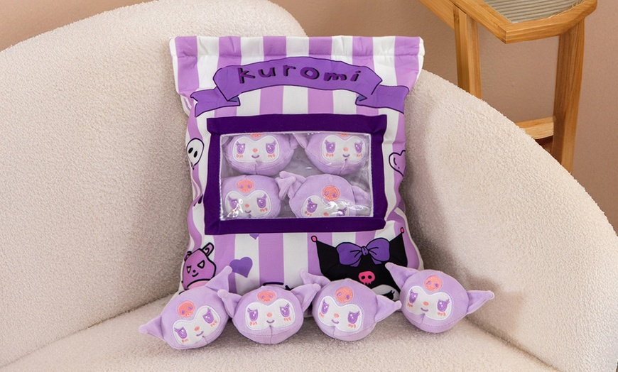 Image 6: Cute Cartoon Plush Stuffed Back Cushion