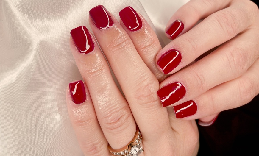 Image 2: Polished and Sleek: Haircut, Blowout, Gel Mani and Keratin Treatment