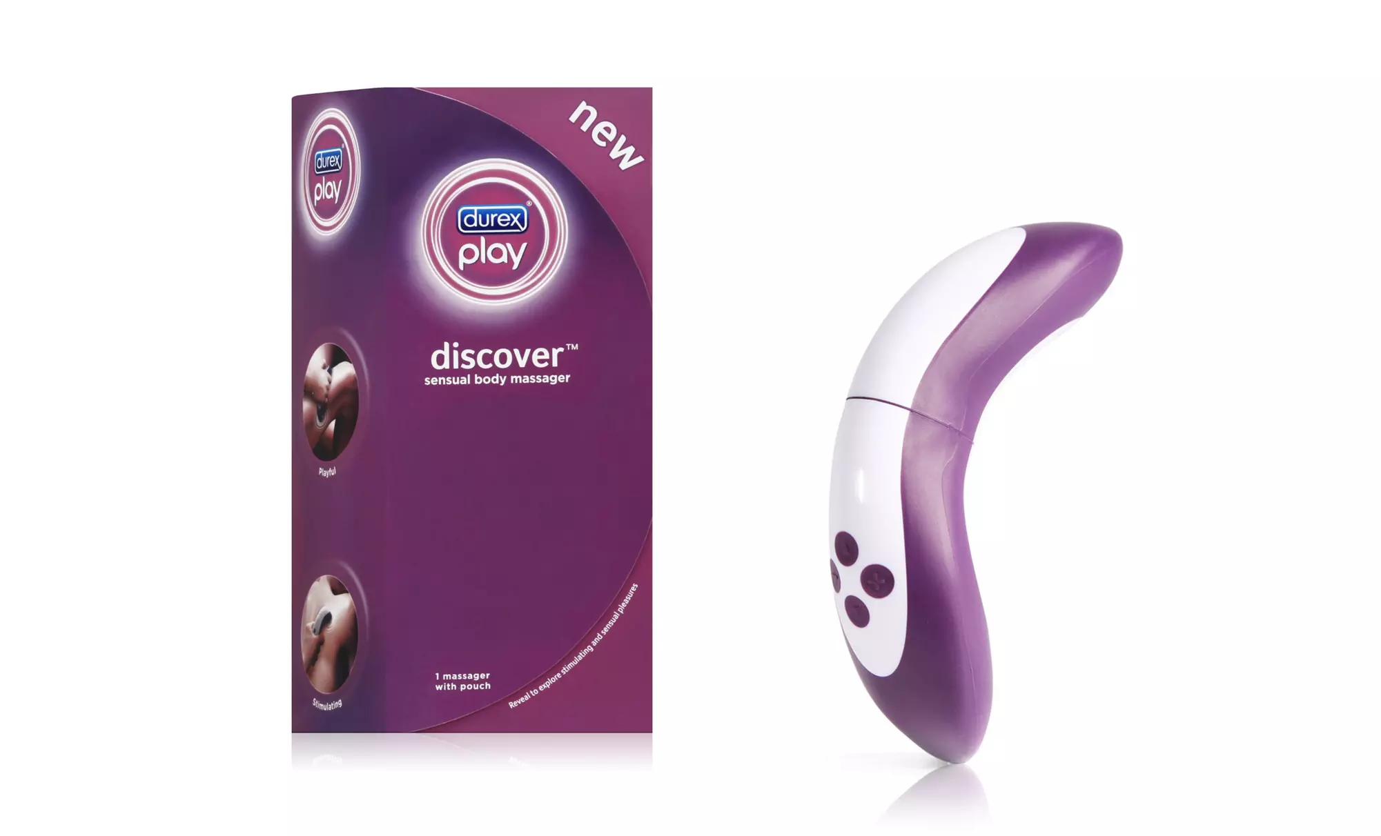 Durex Play Discover Sensual Body Massager with Pouch - Primary Image