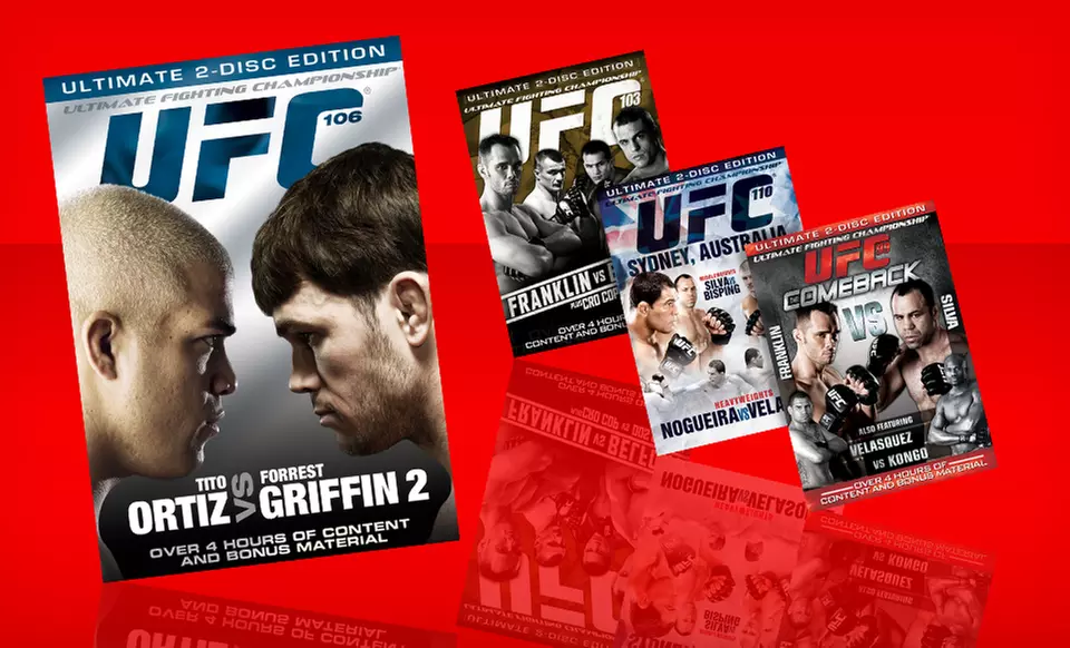 $49.99 for a UFC 10-Pack DVD Bundle ($199.80 List Price). Multiple Sets Available. Free Shipping and Returns. - Primary Image