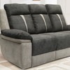 Image 7: Cologne Fabric Manual Recliner Sofa Set 