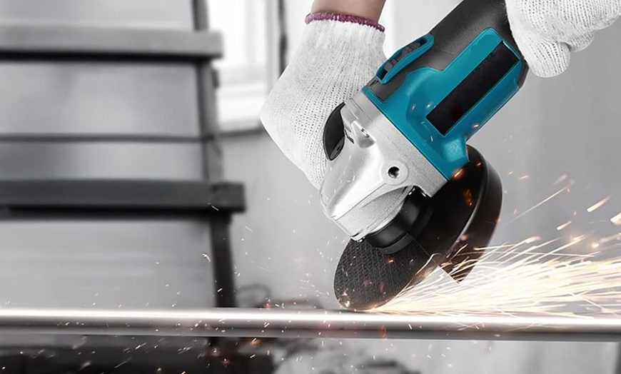 Image 3: Meuleuse électrique à double batterie