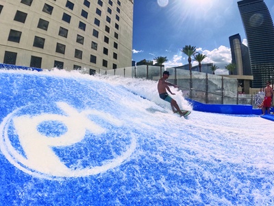 Flow Rider Day Pass for 1 – Weekday (Valid Mon - Thurs) - FlowRider Wave Ride at Planet Hollywood Pool (Caesars)