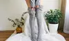 Women Warm Winter Knitted Socks Over Knee Long Thigh High Boot Stockings