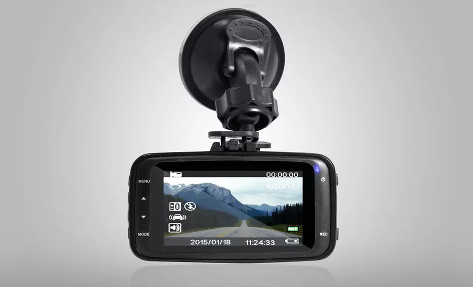 Coby 1080p HD Car Dash Cam with LED Night Vision - Second Medium