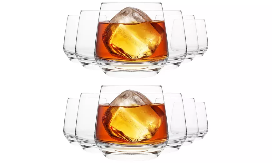 Image 16: Homiu Florence Glassware; Wine Glasses, Flutes, Whiskey or Highball