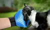Pet Grooming Gloves Brush Dog Cat Hair Remover Mitt Massage Deshedding