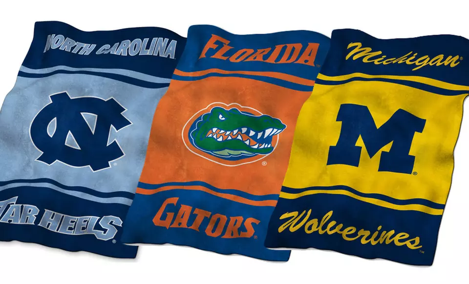 NCAA UltraSoft 84"x54" Blanket. Multiple Teams Available. Free Shipping and Returns. - Primary Image