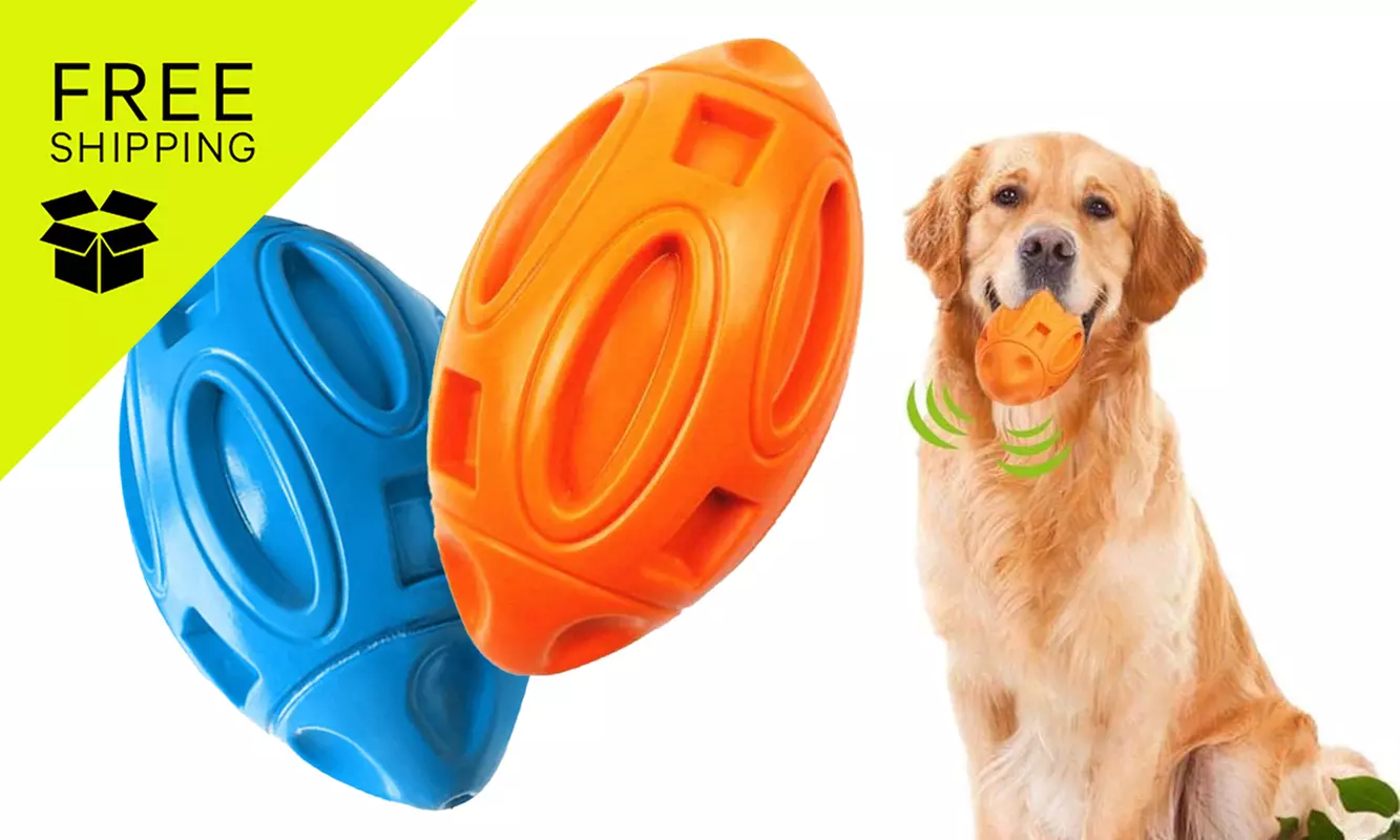 Puppy Chew Ball Toy: 1 Pc - Blue or Orange (58% Off); Free Shipping - Primary Image