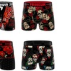 Image 15: Lot de 4 boxers microfibre FREEGUN divers univers pour homme