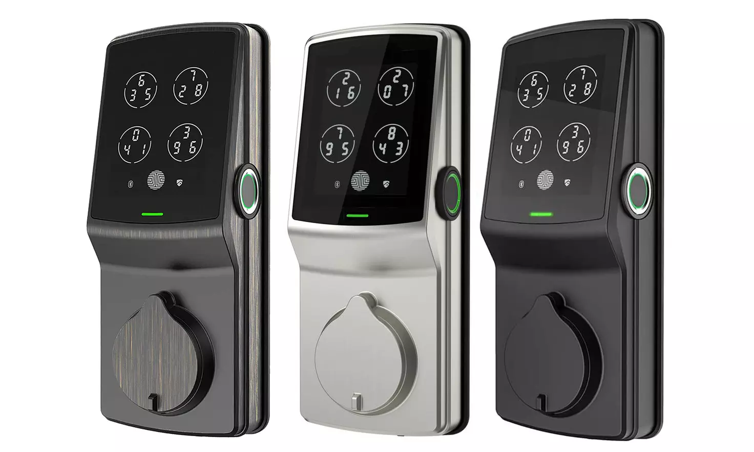 Lockly PGD728F Bluetooth Smart Door Lock Keypad with Fingerprint Reader - Primary Image
