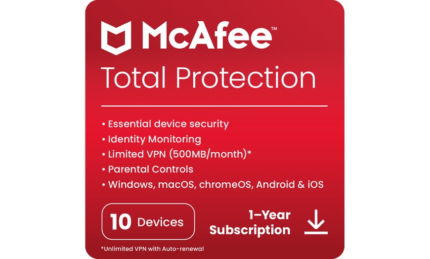 Image 3: McAfee Total Protection 2025 voor 1 of 2 jaar