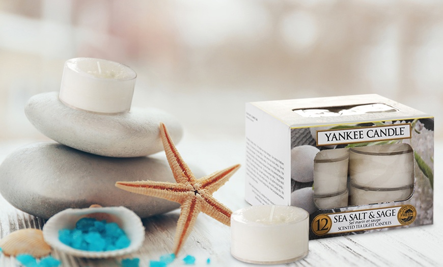 Image 1: Yankee Tea Light Candles