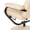 Image 3: HOMCOM Recliner Massage Chair with Footstool