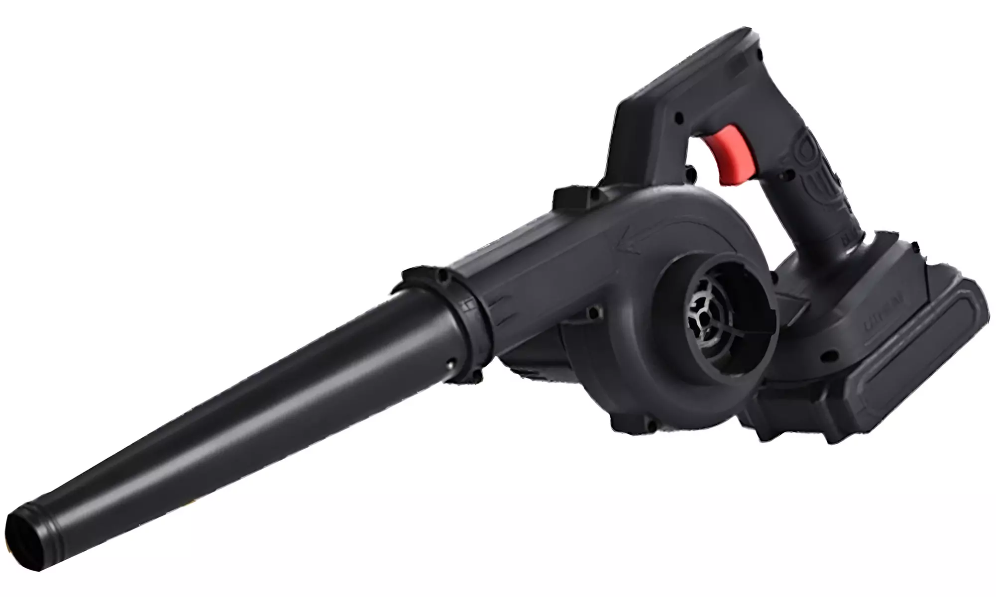 Electrische blower en stofzuiger in één