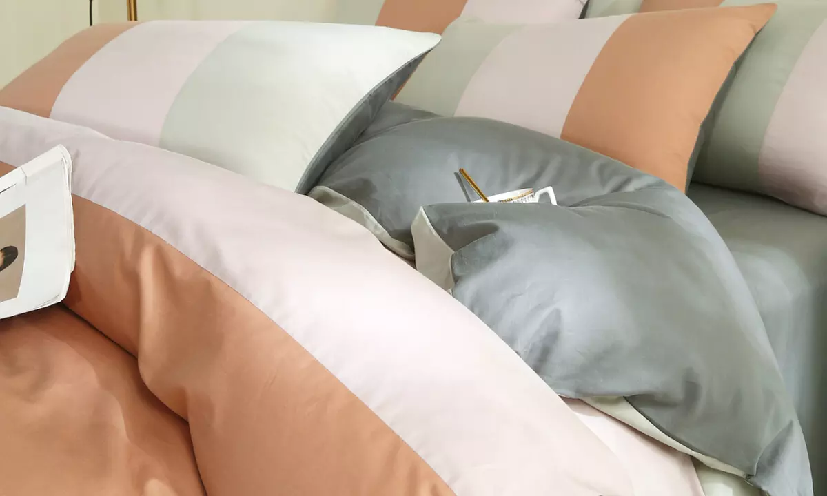 Reversible Pure Cotton Pillowcase Pair