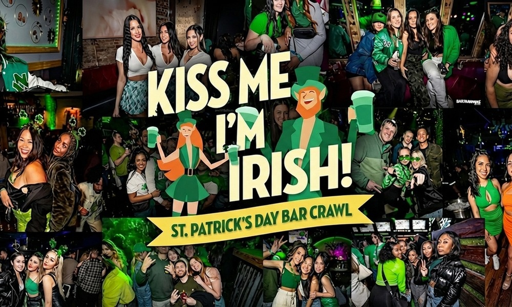 Join the St. Patrick's Day Bar Crawl Extravaganza