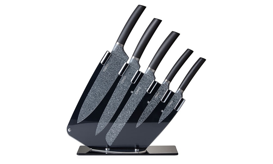 Image 1: Tower Five-Piece Knife Set