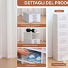 Image 4: Scarpiera impilabile con 6 contenitori