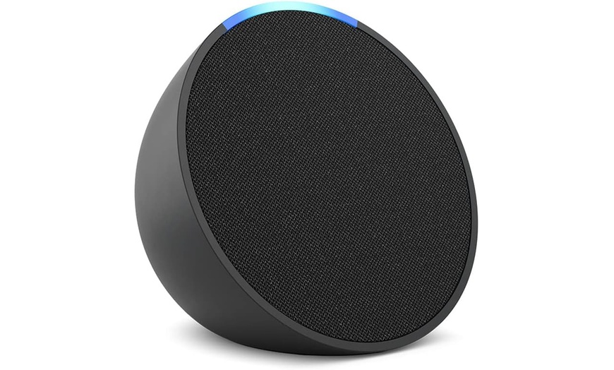 Image 2: New Amazon Echo Pop Smart Speaker (2023) - Alexa Voice Control, Bluetooth