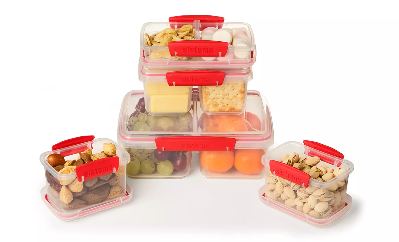 Sistema 5-Piece Split Food-Container Set. Multiple Colors Available. Free Returns. - Primary Image