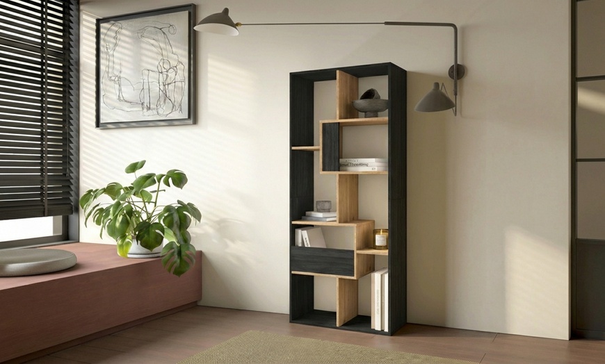 Image 50: Multi-Position Designer Bookcase
