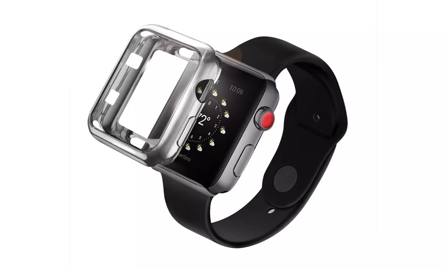 Soft Flexible Anti-Scratch Resist Cover Protective Bumper Case for Apple Watch