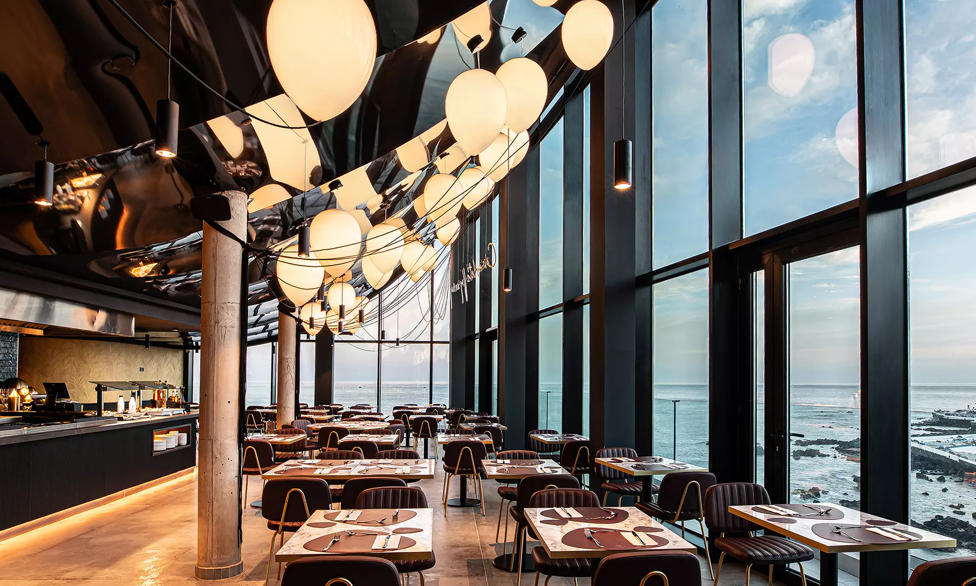 Luxury Sunset Buffet & Cocktail Experience, buffet gourmet y cóctel