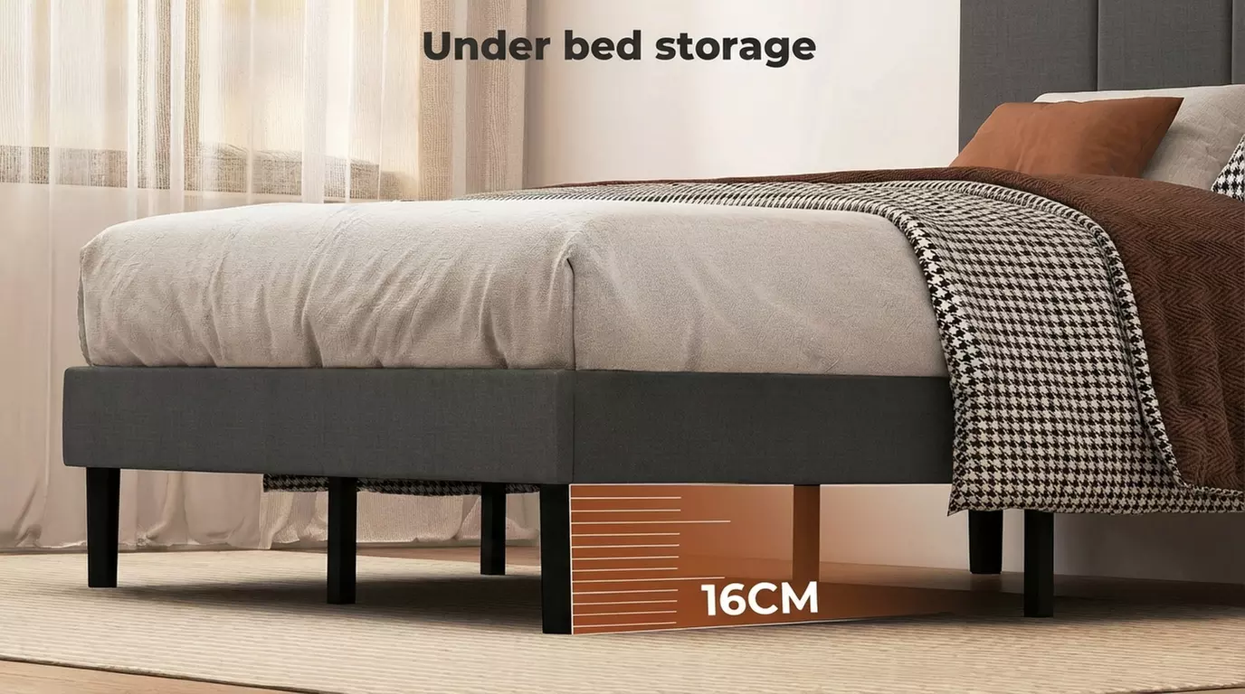 Levede Minimalist Upholstered Bed Frame