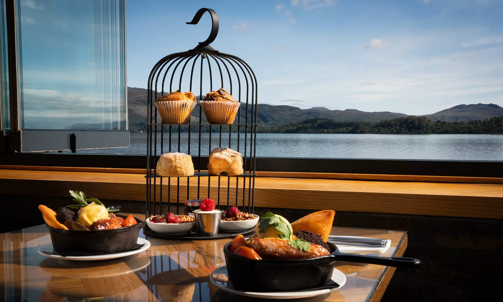 Morning or Afternoon Tea with Prosecco on Loch Lomond with Spa Upgrade