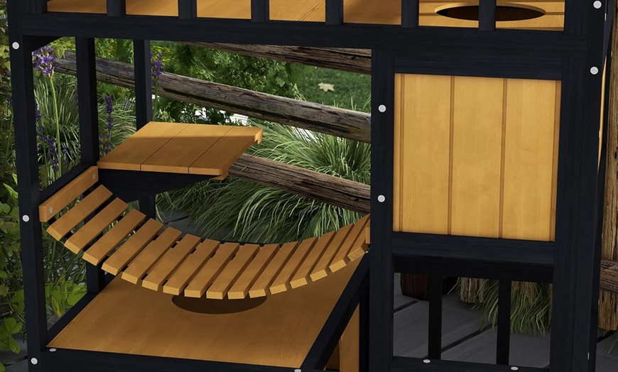 Image 10: PawHut Outdoor Cat Shelter